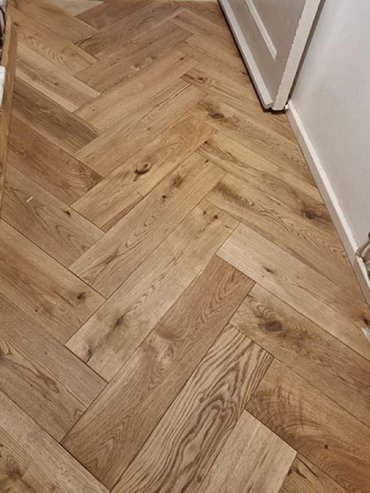 Engineered Wood Parquet Floor Fitting in Peckham 7