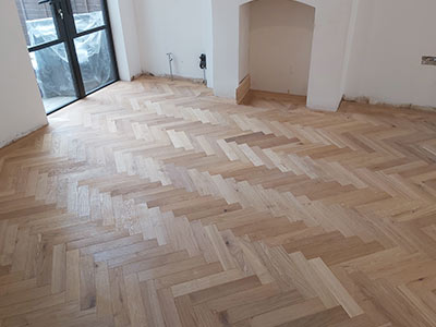 What is engineered wood parquet flooring